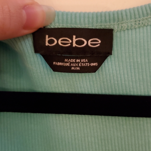 Vintage bebe Baby Blue Dress corset lace up rare vintage y2k 2000s belted - Picture 3 of 3